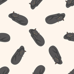 animal cat cartoon , cartoon seamless pattern background