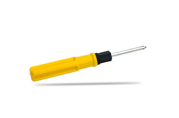 Fototapeta premium Screw driver isolated on white