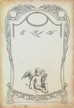 Fototapeta Angel illustration