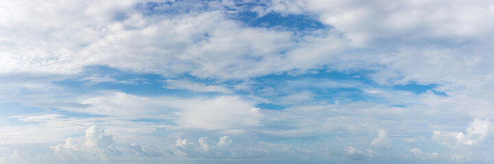 Naklejka na ściany i meble Panoramic sky on a sunny day.
