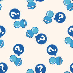 Computer-related desktop icon , cartoon seamless pattern background