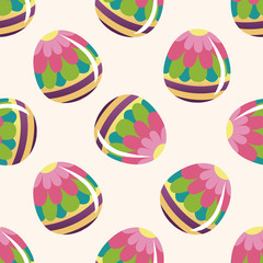 easter painting egg , cartoon seamless pattern background