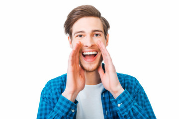 Fototapeta premium Great news!