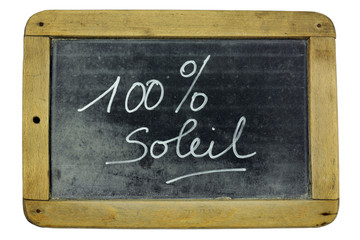 Fototapeta premium ardoise 100% soleil 27052015