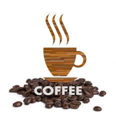 coffee shop sign, isolated on white background.
