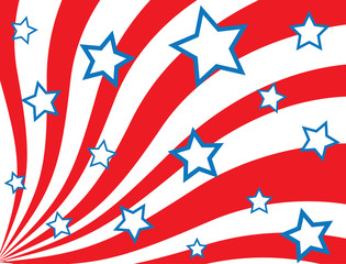 Stars and Stripes background - 84048249
