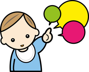 言葉を話し始める赤ちゃん