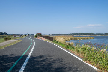 Fototapeta premium サイクリングロード