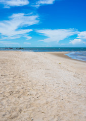 beautiful beach and tropical sea