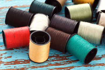 colorful thread needlework embroidery tailor craft repair