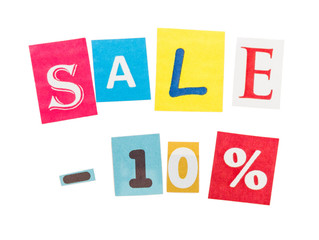 Multicolor Inscription Sale