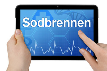 Tablet mit Interface und Sodbrennen