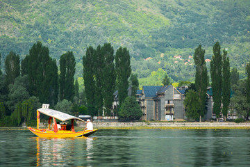 Dal lake at Srinagar, Kashmir, India