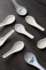 Chinese soup spoons