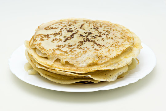 Traditional russian pancakes