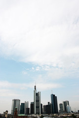 Fototapeta na wymiar Frankfurt, cityscape, Skyline, downtown, business