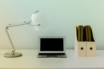 Modern creative workspace.