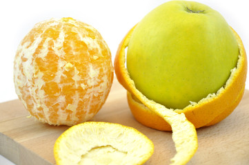Orange and Apple
