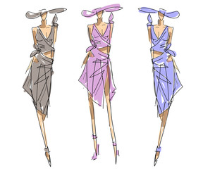 Sketch Fashion Poses 