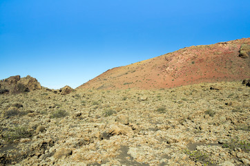 Fototapeta na wymiar National park Timanfaya