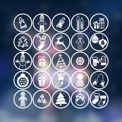 Christmas Icons Set