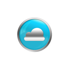 Button Türkis - Cloud