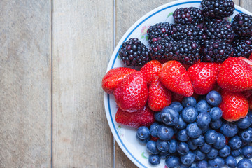 Mix of Blackberry, Blueberry and Strawberry