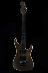 Obraz premium electric guitar natural wood