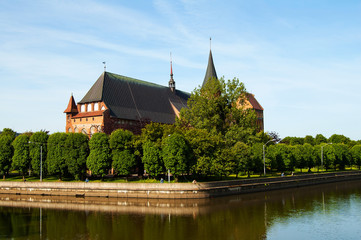 Fototapeta na wymiar The Cathedral in Kaliningrad 