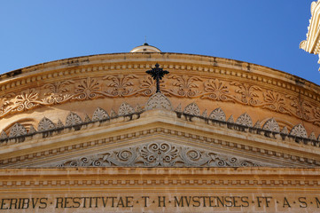Détail du Sanctuaire Sainte-Marie-de-l'Assomption de Mosta
