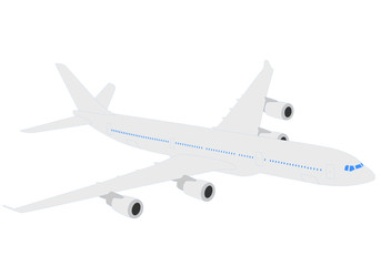 Fototapeta premium airplane illustration - vector