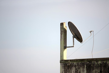 antenna, Connection, tv, Roof, sky, satellite,dish