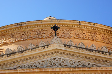 détail du Sanctuaire Sainte-Marie-de-l'Assomption de Mosta