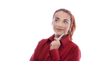 Young business woman