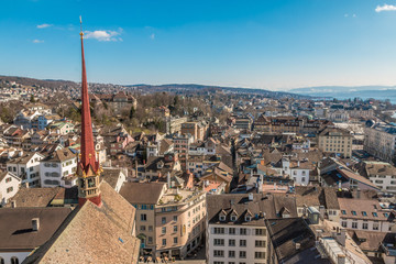 Obraz premium View of Zurich Switzerland