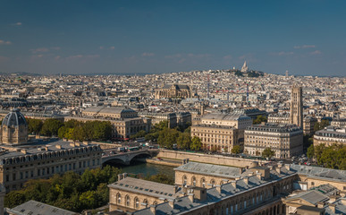 Fototapeta na wymiar View of Montmartre Paris