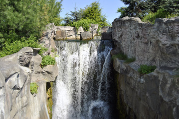 Wasserfall Frontansicht