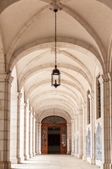 Fototapeta premium Sao vicente de fora architectural details in Lisbon, Portugal