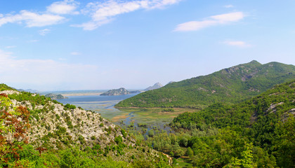 Fototapeta na wymiar Skadar lake Montenegro