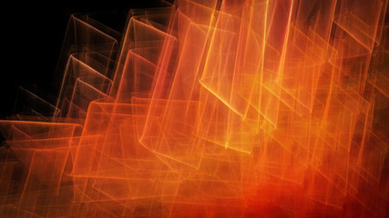 Abstract warm saturated colors