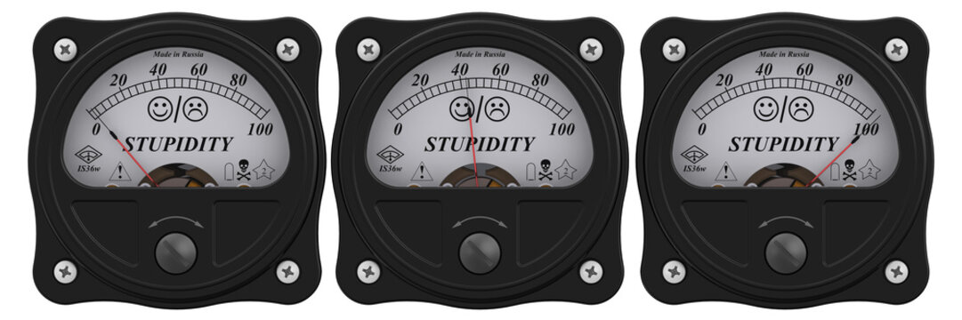 Indicator of stupidity
