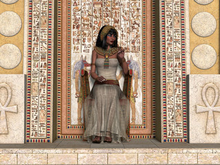 Egyptian Princess Throne © Catmando