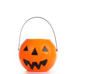 .Halloween pumpkins smile and scrary eyes