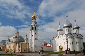 Saint Sophia Cathedral on the Kremlin Square in Vologda, Russia.