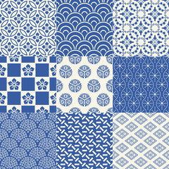 seamless japanese traditional mesh pattern
- 84074646