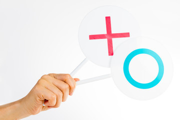 Fototapeta premium Right or wrong sign