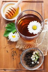 Herbal tea and honey