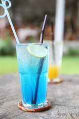 blue lemon soda