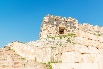 Entrance of Umm Qais in northern Jordan.