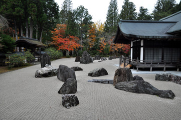 Kongobuji temple in Koyasan (Japan)